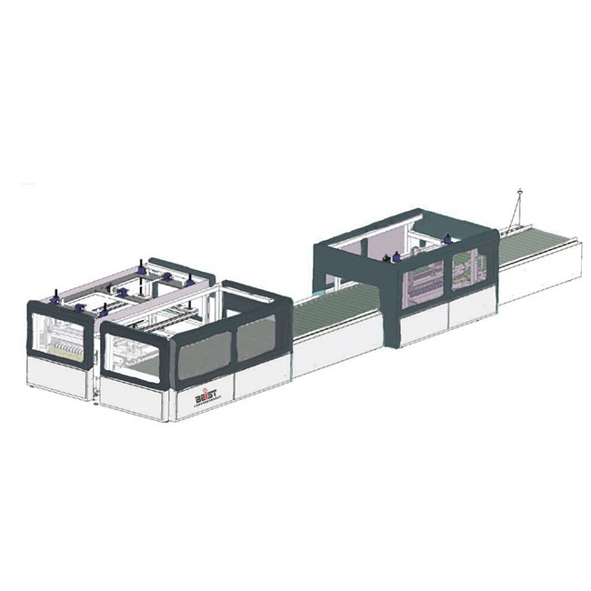 Automatisk dörrpanelförpackningslinje